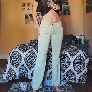 pistachio green corduroy pants 🤩